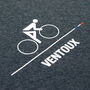 Ventoux Grey Organic Cycling T Shirt, thumbnail 4 of 6