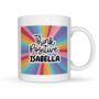 Personalised Rainbow Think Positive Gift Mug, thumbnail 3 of 3