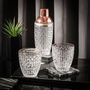 Luxury Glass Cocktail Shaker, Gold, Rose Gold Or Silver, thumbnail 3 of 6