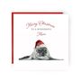 Merry Christmas Mum Seal Christmas Card, thumbnail 1 of 4