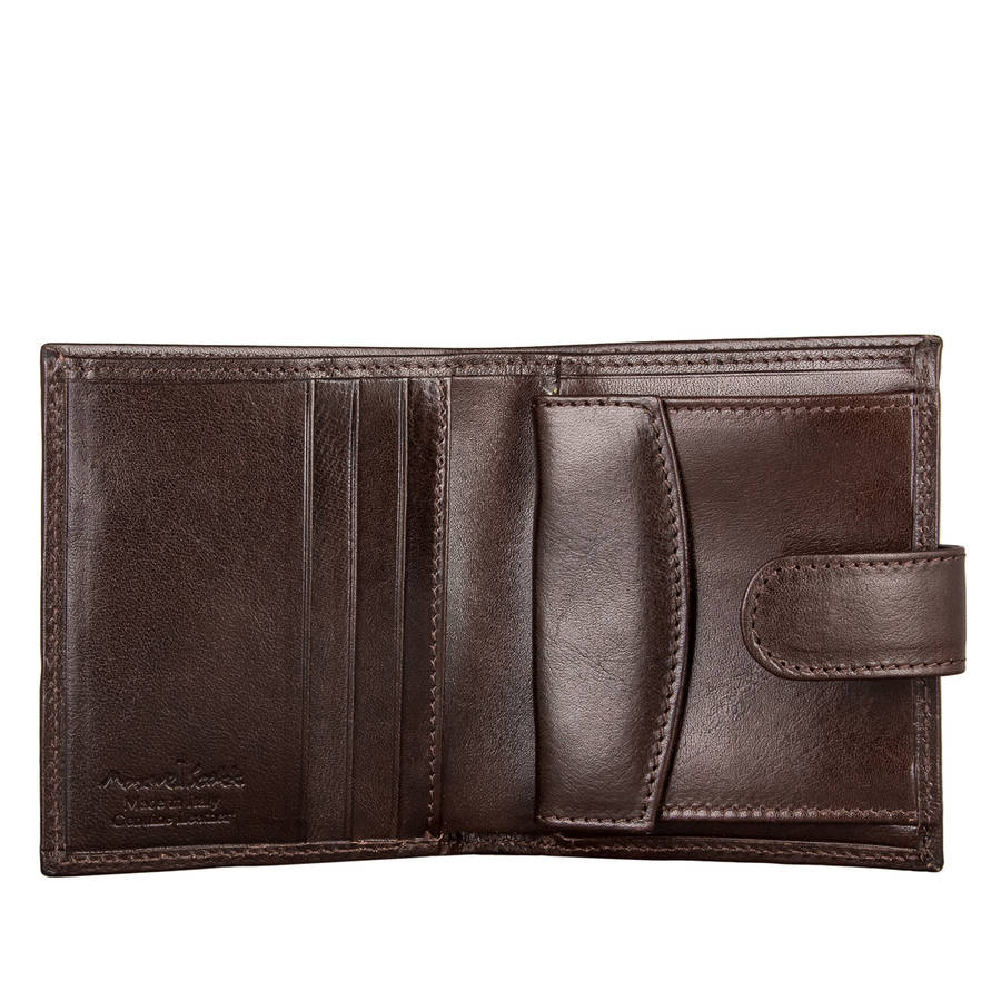 Personalised Luxury Small Leather Wallet. 'The Pietre' By Maxwell Scott ...