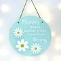 Personalised Happy Mothers Day Daisy Plaque, Letterbox Gift, thumbnail 3 of 8