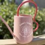 Personalised Wavey Pink Watering Can, thumbnail 2 of 6