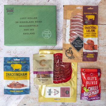 Best Of British Luxury Charcuterie Letter Box Hamper, 12 of 12
