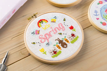 'Hello Spring' Cross Stitch Kit, 4 of 4