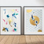 'All About Balance' Gold Leaf Watercolour Print, thumbnail 9 of 9