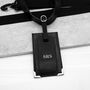 Personalised Leather Metallic Edge Luggage Tag, thumbnail 1 of 7