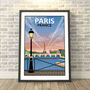 Paris, France Travel Print, thumbnail 1 of 8