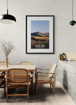 Lose Hill Peak District Art Print, 4 of 4