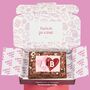 Valentine's Personalised Initial Brownie Slab, thumbnail 1 of 5