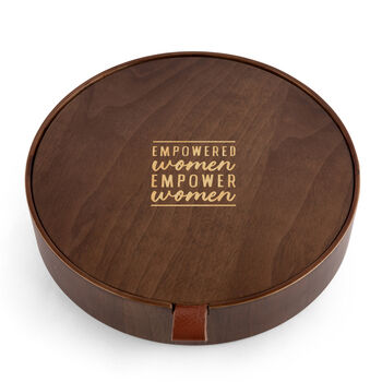 Engraved 'Empowered Women Empower Women' Jewelllery Box, 2 of 8