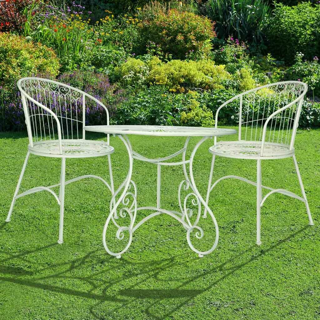 Vintage Four Piece Bistro Table And Chairs Set By Dibor