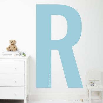 Personalised Initial And Name Wall Stickers, 5 of 7