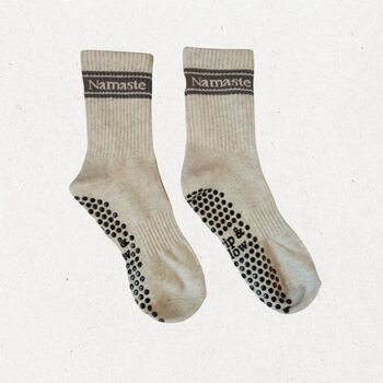 'Namaste' Grip Socks, 2 of 3