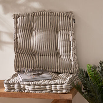 Extra Large Vintage Striped Indoor Cushion, 3 of 7