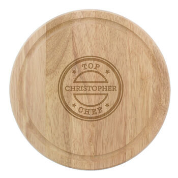 Personalised Top Chef Chopping Board, 4 of 4