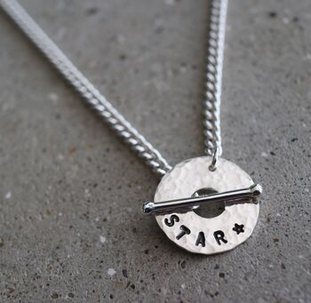 Personalised Star T Bar Necklace, 3 of 3