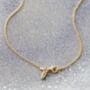 Plain Belcher Chain Necklace 18ct Gold Vermeil, thumbnail 1 of 3