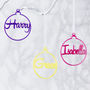 Personalised Bauble Christmas Decoration, thumbnail 2 of 4