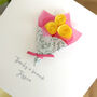 Personalised Paper Flower Thank You Card, thumbnail 3 of 4