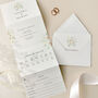 Daisy Concertina Wedding Invitations, thumbnail 1 of 4