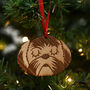 Shih Tzu Dog Wooden Hanging Dog Decoration, thumbnail 2 of 7