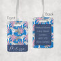 Personalised White Tiger Luggage Tag, thumbnail 3 of 3