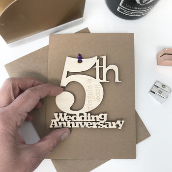 Personalised Anniversary Card, 8 of 12