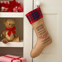 Personalised Piccadilly Christmas Stocking, thumbnail 1 of 1