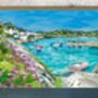 Coverack Harbour Collage Art Card, thumbnail 1 of 2