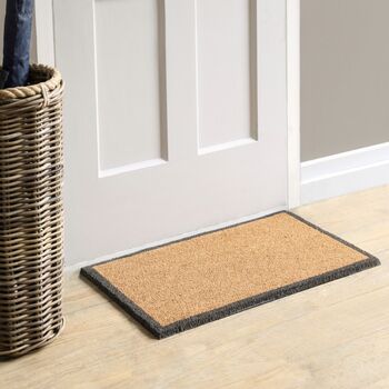 Doormat With Charcoal Border, 2 of 3