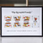 Personalised Family Names Vintage Playing Cards Print, thumbnail 8 of 12