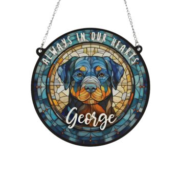 Rottweiler Memorial Suncatcher, 2 of 6