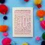 Ruby Wedding Anniversary Card 40 Amazing Years, thumbnail 3 of 10
