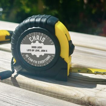 Personalised Handyman’s Tape Measure, 3 of 4