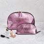 Matching Leather Toiletry Bag And Make Up Bag, thumbnail 3 of 12