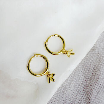 Petal Huggie Hoops, 2 of 4