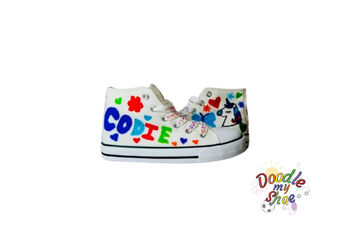Doodle My Shoe, Customise Your Own Trainers! The UK 'S 1st Doodle And Wash Kids Shoes, 4 of 12