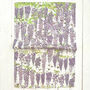 Wisteria Organic Cotton Tea Towel, thumbnail 1 of 4