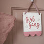 Hand Stamped Girl Gang Sign, thumbnail 2 of 6
