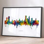 Leeds England City Skyline, thumbnail 1 of 12