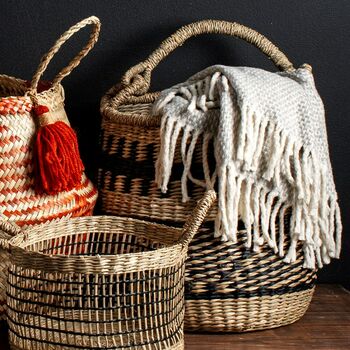 Seagrass Nomad Basket With Handle, 2 of 2