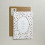 Lilla Floral Congratulations Card, thumbnail 1 of 3