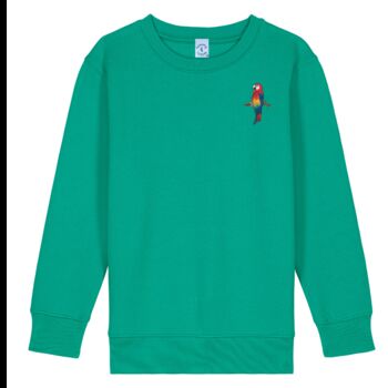 Childrens Organic Cotton Parrot Sweatshirt, 5 of 12