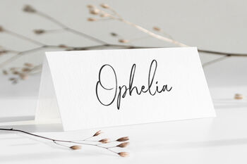 Wedding Calligraphy Place Cards, 2 of 4