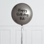 Personalised Silver Inflated Orb Balloon, thumbnail 1 of 2