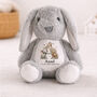 Personalised Safari Birthday Bunny Plush Toy, thumbnail 2 of 5