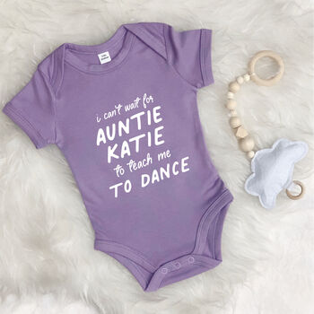Auntie Uncle Can't Wait To Teach.. Babygrow, 6 of 10