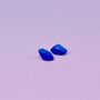 Cobalt Blue Gillian Stud Earrings, thumbnail 1 of 3