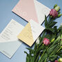 Mnmlst Colour Block Wedding And Event Invitation Cards, thumbnail 5 of 12